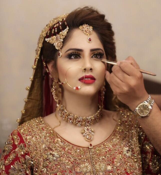 bridal and party makeup service at home